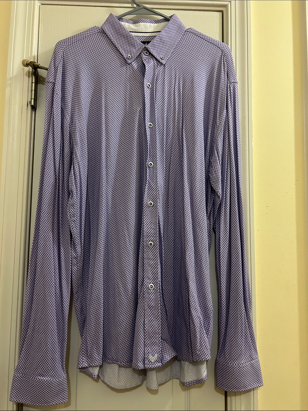 Men's Purple gently worn XL, regular fit Buttercloth button down shirt
